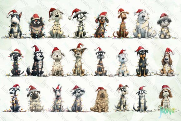 Quirky Christmas Dog Sublimation Bundle - Image 8