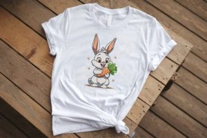 Alternative view of Rabbit Eating Carrot