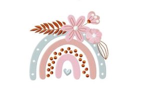 Rainbow Embroidery Design