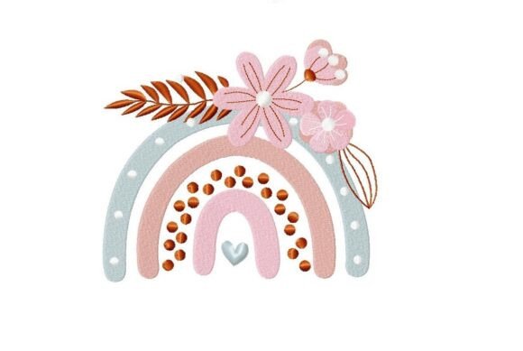 Rainbow Embroidery Design
