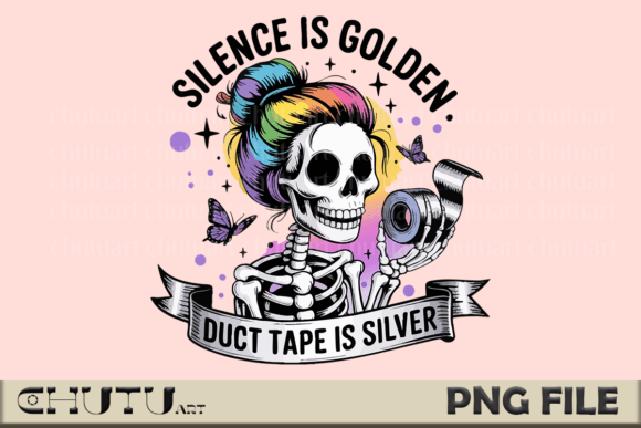 Rainbow Skeleton PNG - Funny Goth Quote