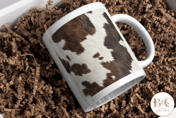 Realistic Cowhide Seamless Digital Paper - Image 8