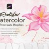 Realistic Watercolor Procreate Brushes