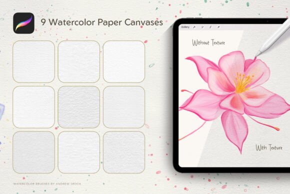 Realistic Watercolor Procreate Brushes - Image 7