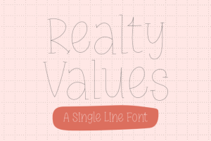 Realty Values Font
