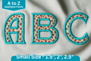 Regal Stitch Applique Embroidery Font