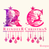Reindeer Christmas Monogram Font