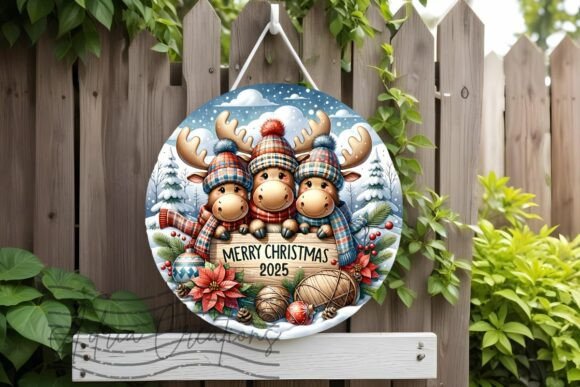 Reindeer Christmas Ornament Sublimation - Image 7