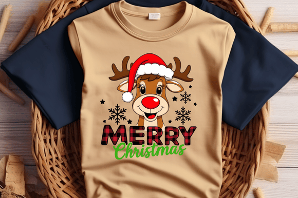 Reindeer Merry Christmas PNG Clipart - Image 3