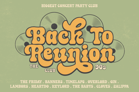 Retro Boogy Font - Image 2