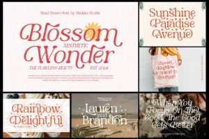 Alternative view of Retro Bundle Collection Font