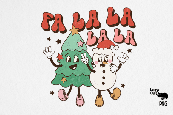 Retro Christmas Sublimation Bundle - Image 9