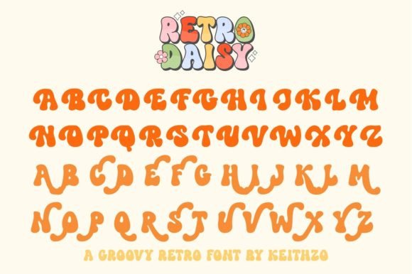Retro Daisy Font - Image 8