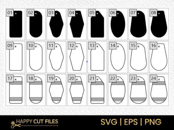 Retro Motel Keychain Template Svg Bundle - Image 4