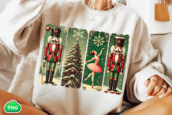 Retro Nutcracker Png, Preppy Christmas - Image 3
