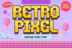 Retro Pixel Font