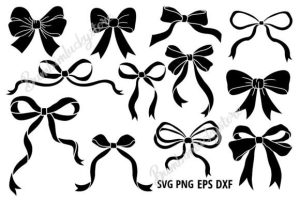 Ribbon Bow Svg Bundle, Bow Svg