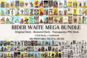 Rider Waite Mega Bundle 3 Printable Deck