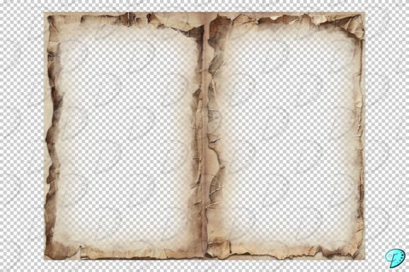 Ripped Journal Page Template Overlays - Image 2