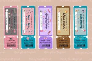 Alternative view of Romance Book Club Member Ticket Bookmark