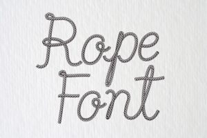 Rope Font