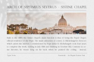 Alternative view of Rosemode Font