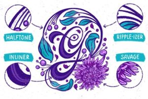 Alternative view of Rough & Raw Affinity Brushes