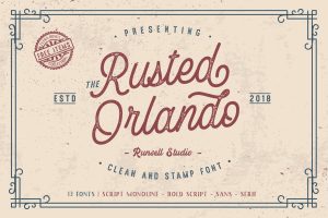 Rusted Orlando Font