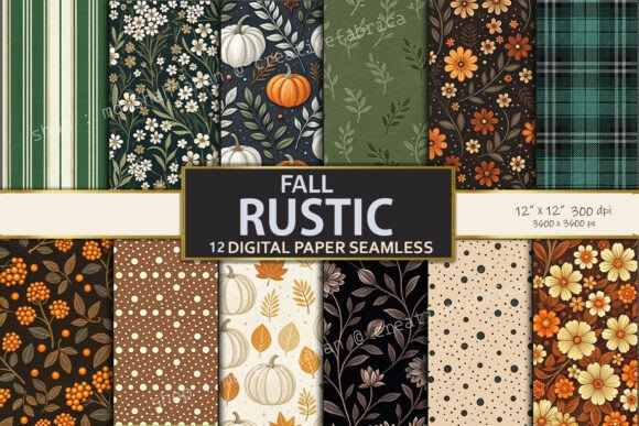 Rustic Fall Digital Paper