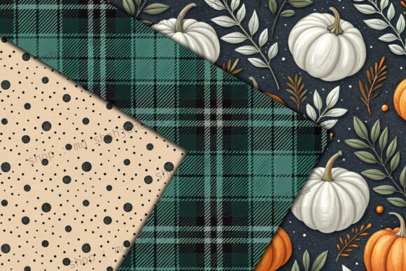 Rustic Fall Digital Paper - Image 2