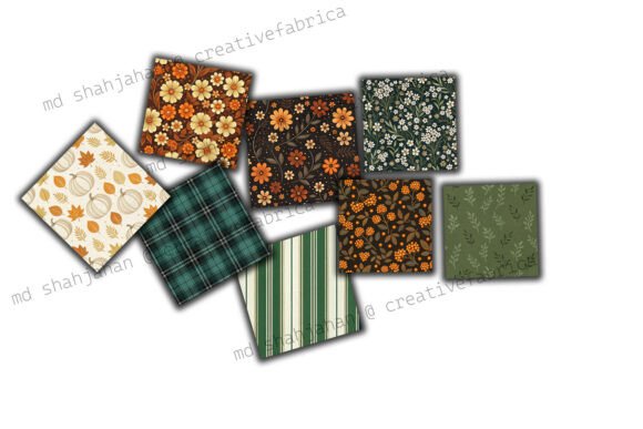 Rustic Fall Digital Paper - Image 7