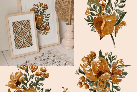 Rustle of Flowers Autumn Floral Wreaths - Image 3