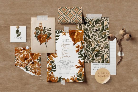 Rustle of Flowers Autumn Floral Wreaths - Image 5