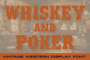 Alternative view of Rusty Outlaw Font