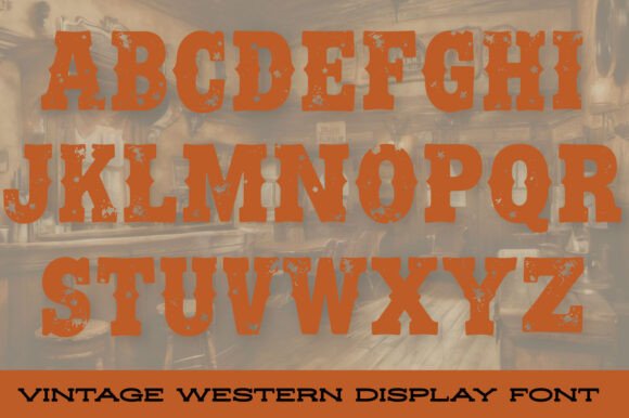 Rusty Outlaw Font - Image 3