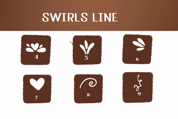 Swirls Line Font - Image 4