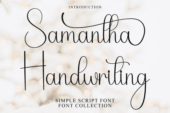 Samantha Handwriting Font
