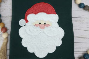 Santa Applique Design