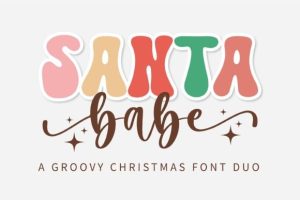 Santa Babe Duo Font