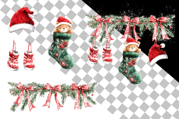 Alternative view of Santa Baby Christmas Clipart