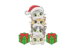 Santa Cats Christmas
