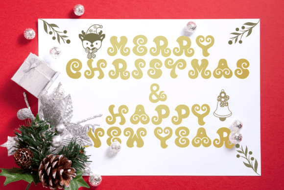 Santa Christmas Font - Image 4