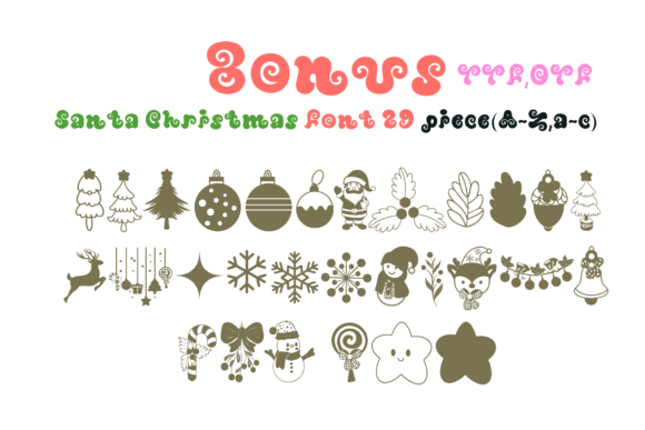 Santa Christmas Font - Image 6