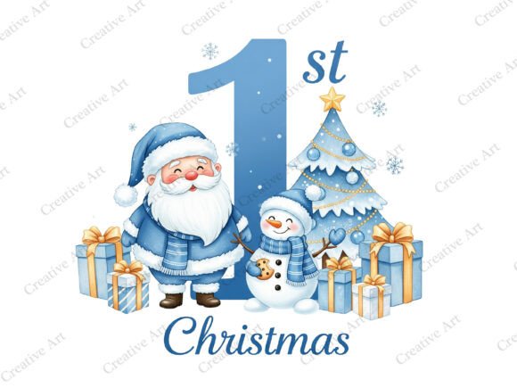 Santa Claus 1st Christmas Sublimation