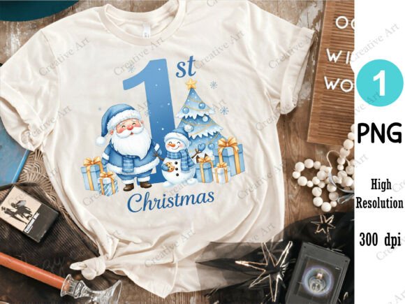 Santa Claus 1st Christmas Sublimation - Image 2