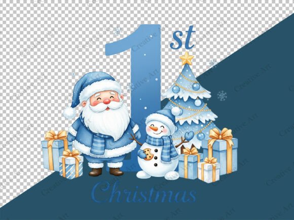 Santa Claus 1st Christmas Sublimation - Image 6