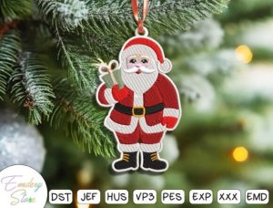 Alternative view of Santa Claus Ornament