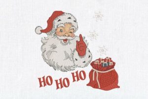 Santa Claus Vintage Classic Merry Christmas