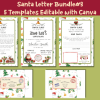 Santa Letter Bunble | Editable by Canva