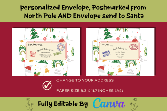 Santa Letter Bunble | Editable by Canva - Image 2